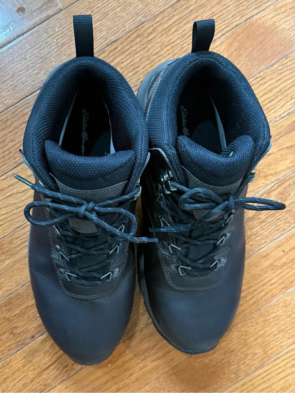Eddie Bauer Men's 10.5 Everett Waterproof Leather Hiking Boots Trail Shoes 78703